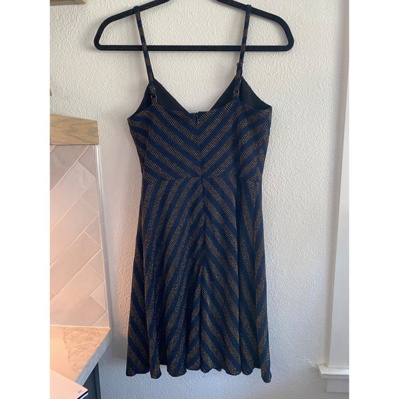 COSMOPOLITAN DRESS THE POPULATION Black Gold Small Trista Dress LBD NYE‎ - Picture 6 of 9